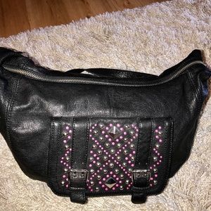 Betsey Johnson 100% leather hobo😍Great condition